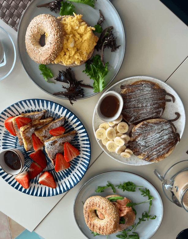 A variety of delicious seafood and freshly caught grilled fish dishes served at a local tavern
